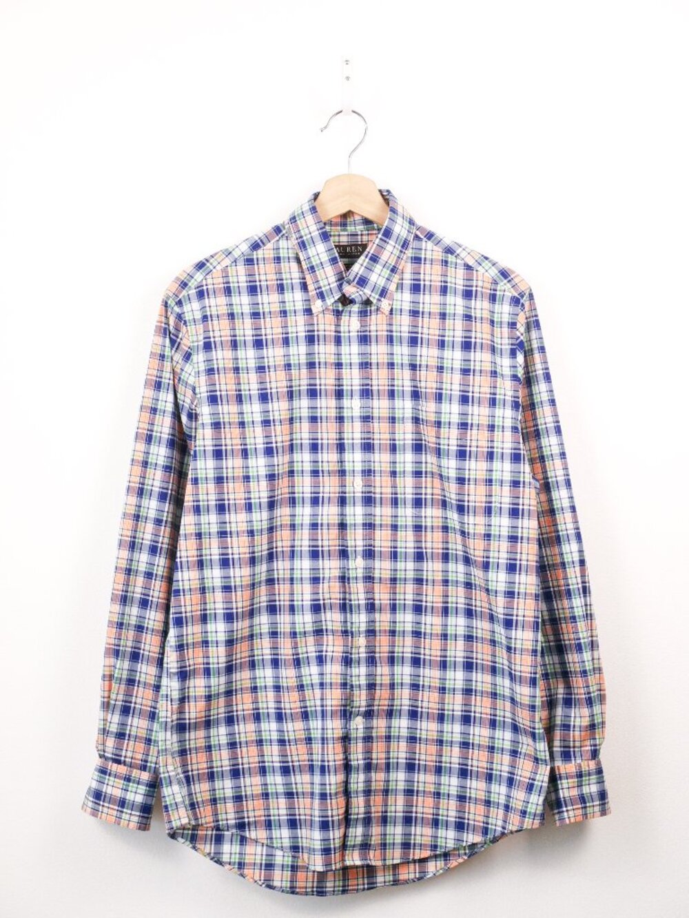 Lauren Ralph Lauren Plaid Button Down Shirt Men's 15 32/33 Medium